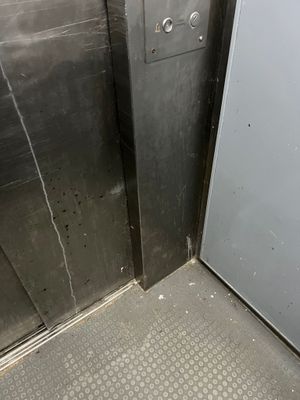 Filthy conditions at the hotel