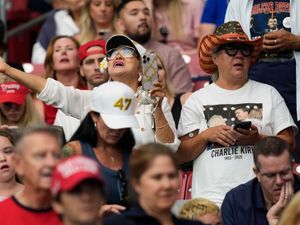 Supporting image for story: Charlie Kirk’s friends praise conservative activist’s faith at memorial service