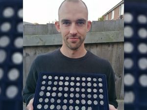 Supporting image for story: 'What all detectorists dream of' - Shropshire hoard of Roman silver coins declared treasure