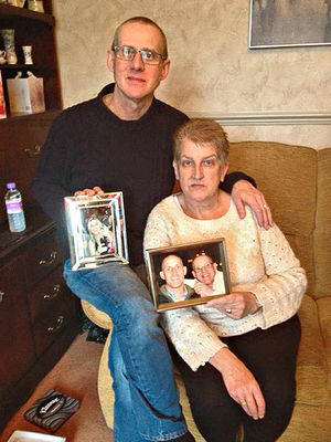 Campaigning – parents Sue and Keith