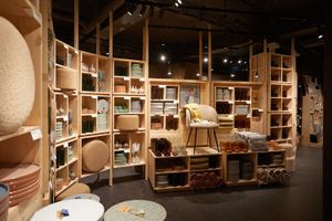 Inside one of the popular stores
