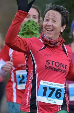 Sarah was caught out when she posted pictures of her running in marathons on social media