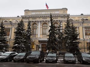 Supporting image for story: Russia’s central bank cuts interest rates to pre-war level