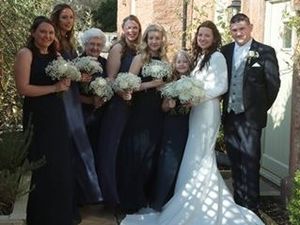 Supporting image for story: Wedding a treat for 85-year-old bridesmaid