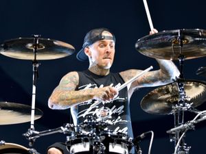 Supporting image for story: Travis Barker thanks mother-in-law Kris Jenner for flowers after hospitalisation