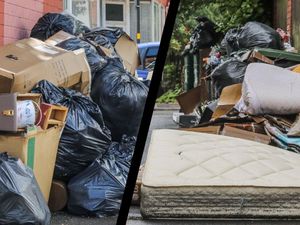 Supporting image for story: Birmingham bin strikes: Photos show "apocalyptic" mountains of rubbish on streets six months into strikes