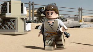 Lego version of Daisy Ridley's Rey - all voices were done by the original cast members