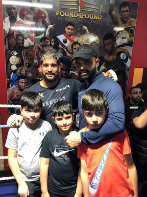 Amir Khan was invited by the gym's owners