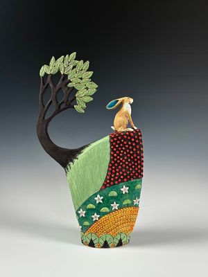 One of the works at the exhibition