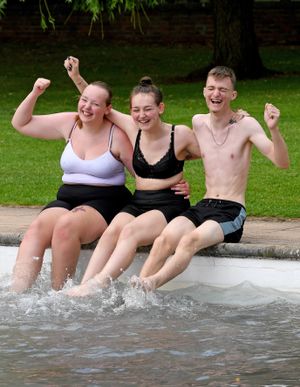 Destiny Hynd, Jessie Leigh and Daniel Robinson.