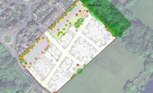 The proposed layout. Picture: Marrons/Taylor Wimpey