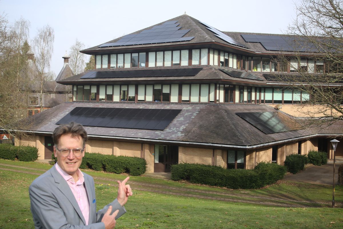 Solar panels have been installed at 17 Powys council sites saving 600,000 kWh of energy