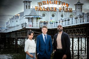 Ore Oduba is joined by fellow cast members Fiona Wade and George Rainsford.