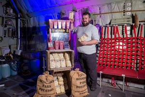 Outdoor cinema at RAF Cosford Museum
