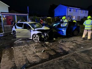 Supporting image for story: Two injured in Dudley crash as two cars collide near bus stop & police appeal for information