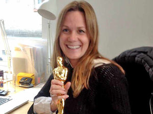 Supporting image for story: First time lucky as Michelle wins Oscar
