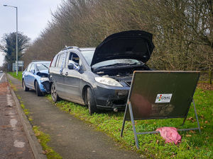 Supporting image for story: Three-car crash partially closes A518 near Newport 