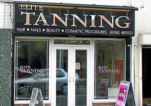 The Elite Tanning salon in High Street, Bilston