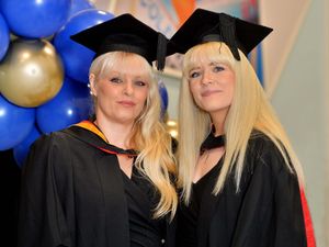 Supporting image for story: Double celebrations as mother and daughter graduate together