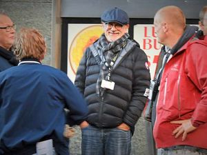 Supporting image for story: Steven Spielberg in Birmingham filming new thriller Ready Player One