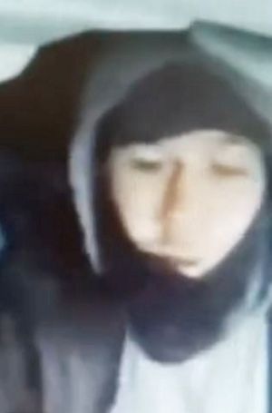 This one man was seen pulling down his mask once in the vehicle