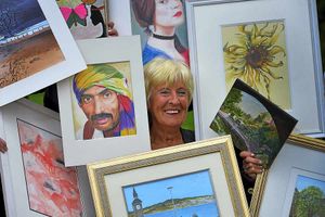 Supporting image for story: Great Wyrley artists' paintings in the frame