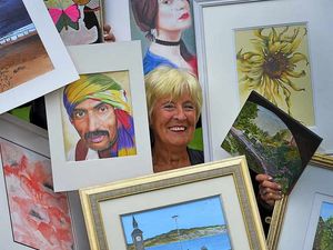 Supporting image for story: Great Wyrley artists' paintings in the frame