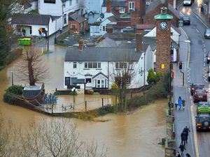 Supporting image for story: Clean up begins as Bridgnorth river level drops