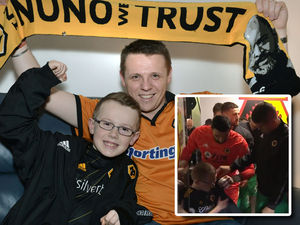 Supporting image for story: Wolves mascot delighted to keep Rui Patricio jacket as tunnel video goes viral