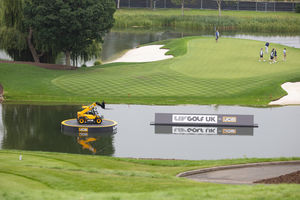 The iconic 17th hole. Picture: LIV Golf