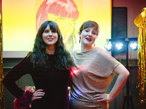 DJs Rachel and Lizzy, AKA Queen Coops and Lizzy Warrior Princess