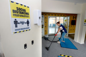 Preparations are underway for the return of pupils next week