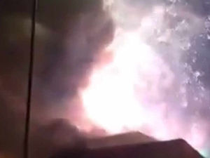 Supporting image for story: WATCH: Incredible video shows fireworks store explosions
