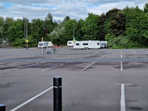 Supporting image for story: Walsall supermarket bosses give update after traveller encampment sets up in car park