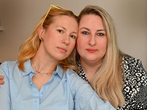 Supporting image for story: Ukrainian sisters reunited in Wolverhampton after family flee Kyiv in a car 