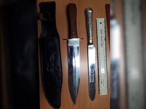 Supporting image for story: Knives taken off Shropshire streets during police sweeps