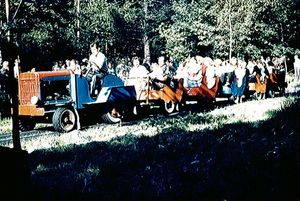 The Snake Train at Drayton Manor in 1965