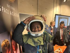 Supporting image for story: Students reach for the stars at space-themed careers day