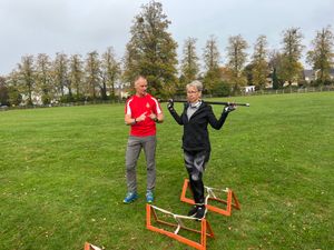 Ian Northcott working with a client