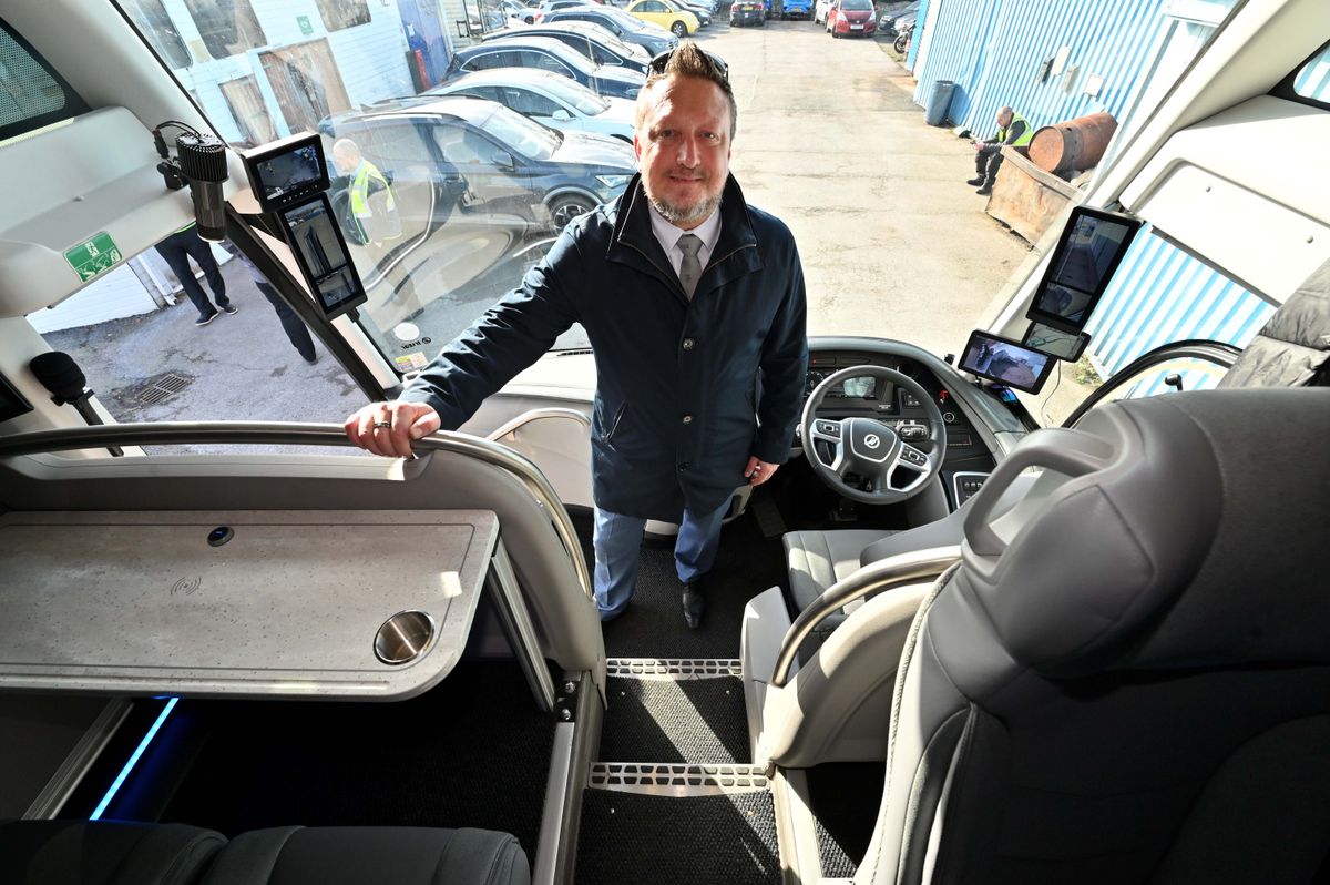 No expense spared: Inside West Bromwich Albion's state-of-the-art coach which comes with luxury seats, top class ovens and a professional chef