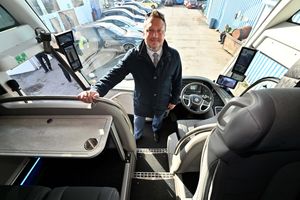 Nathan Hadley, MD of Prospect Coaches in Lye, on the luxury coach that provides transport for the West Bromwich Albion first team