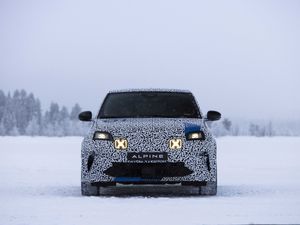 Supporting image for story: Alpine A290 undergoes cold-weather testing ahead of June reveal