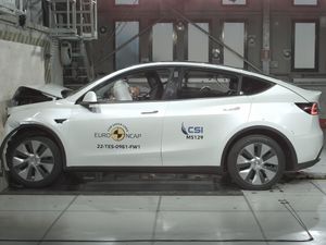 Supporting image for story: Tesla’s Model Y scores top marks in latest round of Euro NCAP tests