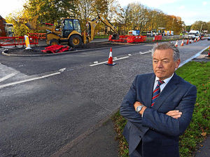Supporting image for story: Dismay as Cosford roadworks reappear