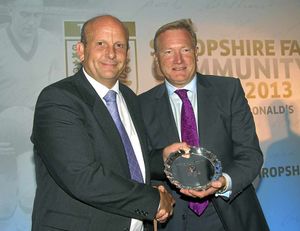 21 years service  Tony Norgrove, left, and Richard Bevan