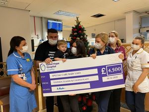 Supporting image for story: Family raise thousands for the Sutton Coldfield hospital baby unit dear to their hearts  