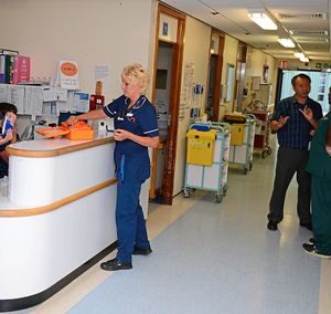 A&E at the Royal Shrewsbury Hospital