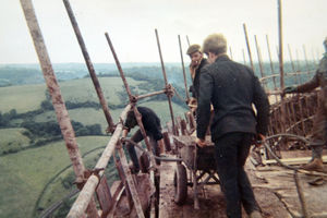 The Ironbridge cooling towers at Ironbridge Power Station, circa 1966. Picture supplied by Mrs Lorna Steventon.