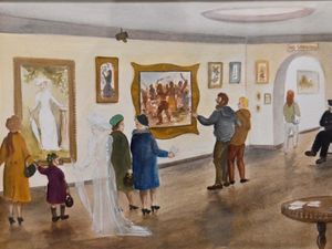 Supporting image for story: Himley Hall exhibition pays tribute to life and work of West Midlands artist