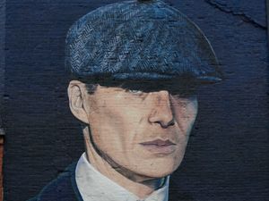 Supporting image for story: Date for Peaky Blinders final season unveiled on huge mural in Birmingham